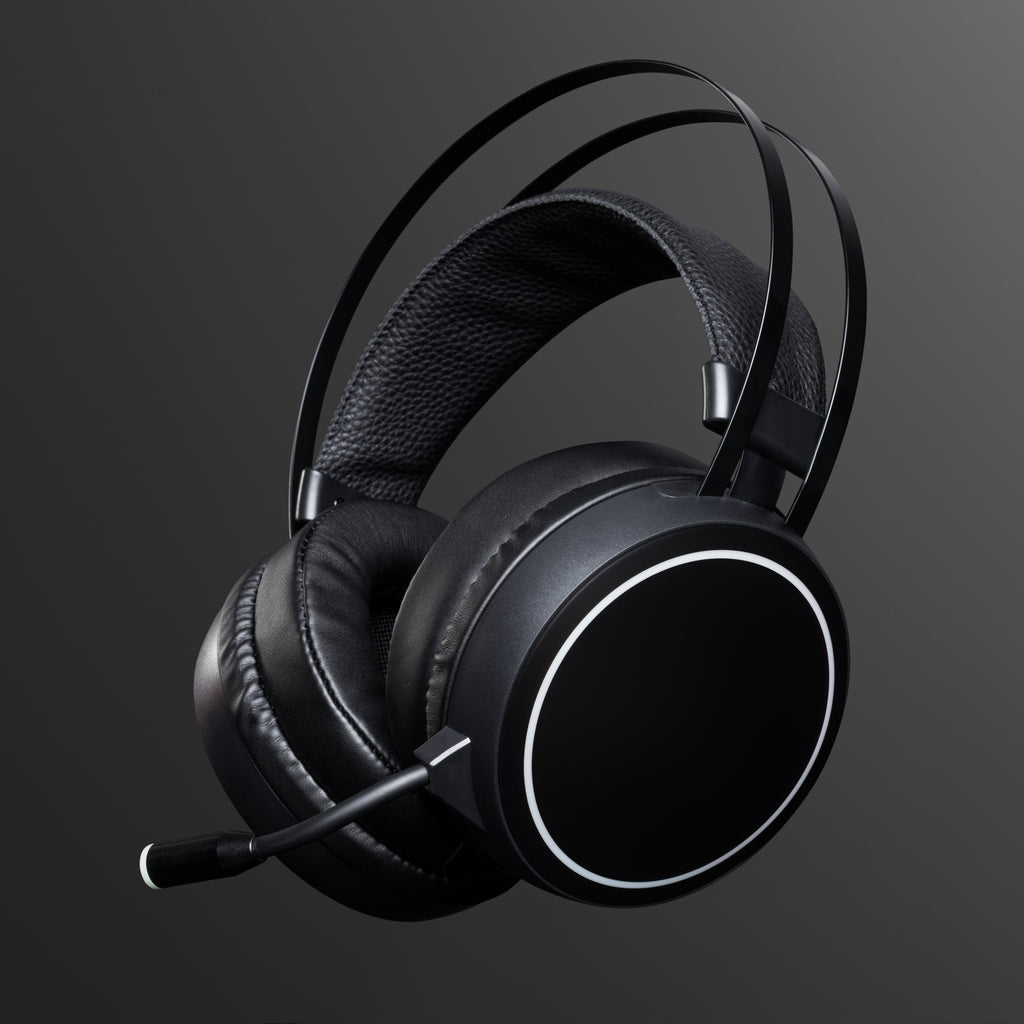 Wireless Gaming Headset with Noise-Cancelling Mic, Deep Bass & Soft Memory Foam Ear Cups