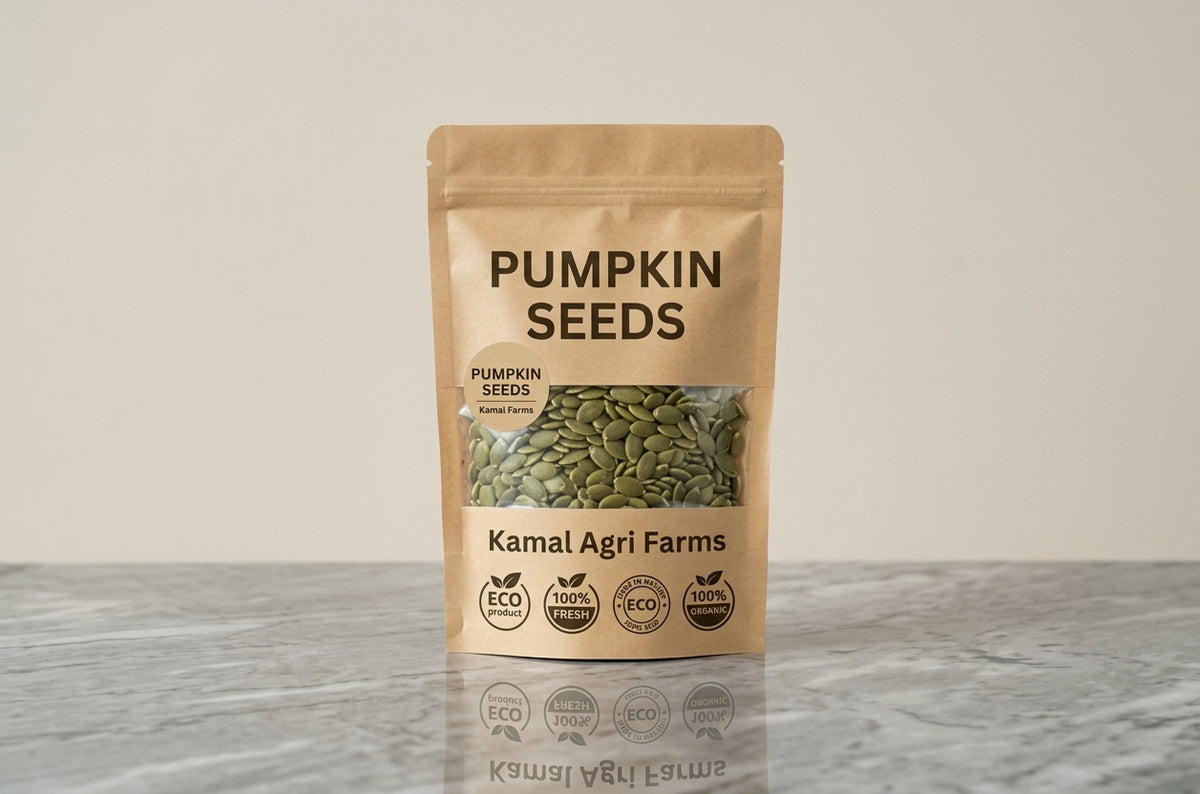 100% Pure & Organic Pumpkin Seeds – Kamal Farms