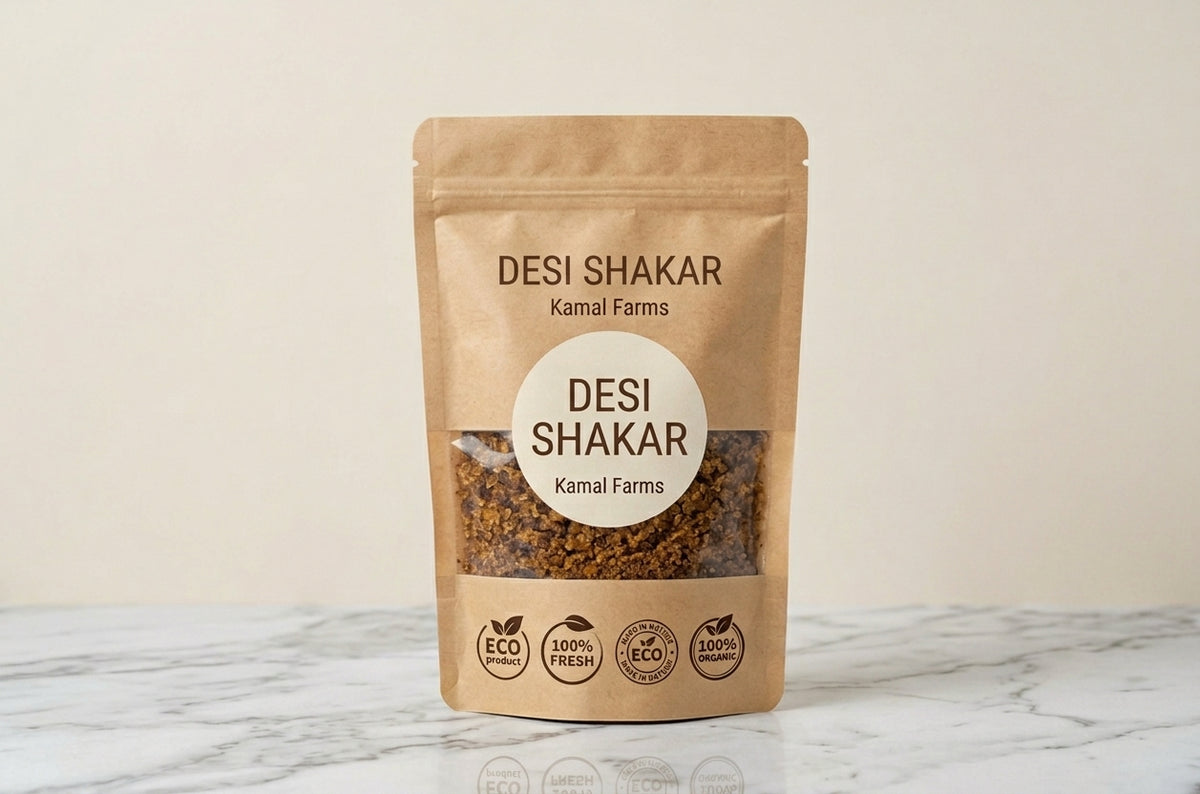 100% Pure & Organic Desi Shakar – Kamal Farms